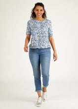 Load image into Gallery viewer, 112363- Blue Print T-shirt- Rabe