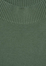 Load image into Gallery viewer, 13389-Frosty Green Boat Neck Jumper- Street One