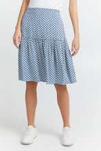 Load image into Gallery viewer, 0538- Blue Print Skirt - Fransa