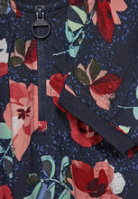Load image into Gallery viewer, 343003- Floral Print Blouse - Navy