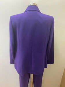 V3703- Purple suit jacket - Via Veneto