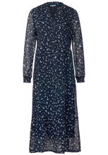 Load image into Gallery viewer, 143434- Navy Chiffon Tunic Dress - Street One