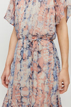 Load image into Gallery viewer, 0620- Salmon/Blush Mix Print Dress- Fransa