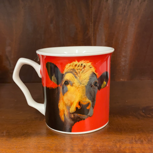 Brigid Shelly Cow Mug -Josie (Red)