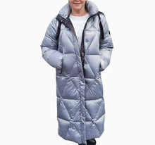 Load image into Gallery viewer, 567- Ice Blue Real Down Coat- Frandsen