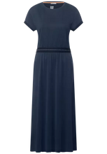 Load image into Gallery viewer, 143202- Navy MIDI Jersey Dressx Street One
