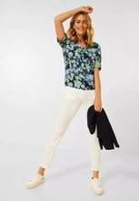Load image into Gallery viewer, 343194-Navy Floral Blouse - Cecil