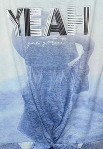 317818- Blue Print T-Shirt- Street One
