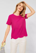 Load image into Gallery viewer, 317968- Embroidered Raspberry Pink T-shirt- Cecil