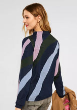 Load image into Gallery viewer, 317436- High Collar Print Jumper
