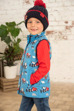 Load image into Gallery viewer, Little lighthouse- Alex Boys Blue Farm Gilet