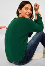 Load image into Gallery viewer, 301708- Green Fisherman’s Rib Jumper- Street One