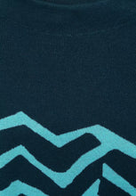 Load image into Gallery viewer, 302119-Deep Teal Birdseye Sweater- Street One