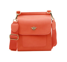 Load image into Gallery viewer, 5686- Orange Bloomsbury Crossbody Bag - Alice Wheeler