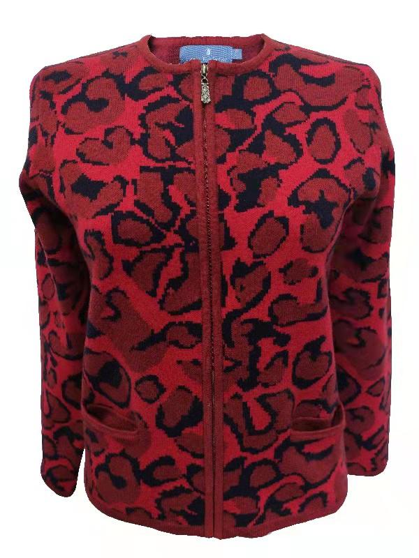 Dm101 - Castle Lumbar Jacket - Sangria Red