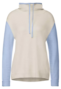 302027- blue and sand pullover- Street One