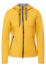 Load image into Gallery viewer, 253496 Cecil Scuba Full Zip Hooded Jacket- Mustard
