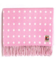 Load image into Gallery viewer, Foxford Pink Spot Baby Blanket