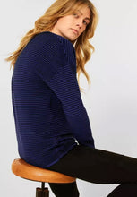 Load image into Gallery viewer, 301692- Blue Stripe Jumper - Cecil