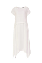Load image into Gallery viewer, 22149- Cream V-Neck Dress w/Necklace- Naya