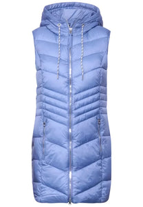 220098-Cornflower Blue Gilet- Cecil