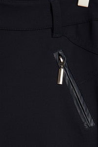 3735 - Black Zio 7/8 Trouser - Fransa