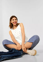 Load image into Gallery viewer, 317794- White embroidered top- Street One