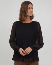 Load image into Gallery viewer, 9985- Black Blouse - Fransa