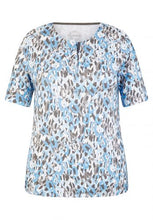 Load image into Gallery viewer, 112363- Blue Print T-shirt- Rabe