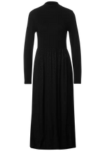 Load image into Gallery viewer, 143416- Black Jacquard Mix Dress - Street One