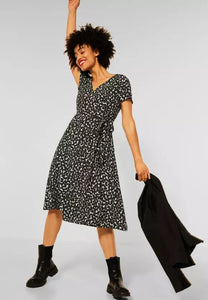 143175- Print Wrap Dress- Street One