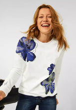 Load image into Gallery viewer, 301862- Floral Print Sweatshirt- Cecil