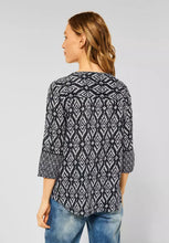 Load image into Gallery viewer, 343270- Printed Blouse Carbon Grey - Cecil