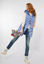 Load image into Gallery viewer, 220098-Cornflower Blue Gilet- Cecil