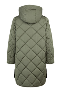 513- Long Green Coat - Frandsen