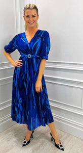 Kate & Pippa Positano MIDI Dress- Royal Blue