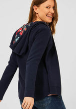 Load image into Gallery viewer, 317379- Navy Waffle Jacket- Cecil