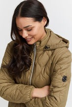 Load image into Gallery viewer, 0755- Fransa Quilted Jacket- Olive