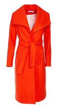 Load image into Gallery viewer, 22116 Kate Cooper Coral Belt Wrap Coat