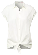 Load image into Gallery viewer, 343274- Vanilla White Knot Blouse- Cecil