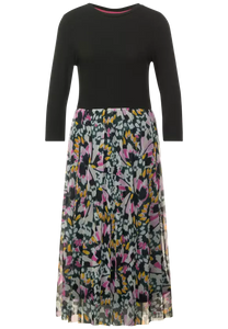 143169-Mix Mesh Dress - Street One ,