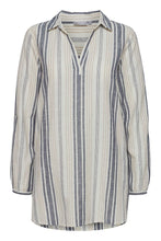 Load image into Gallery viewer, 0880- Stripe Linen Tunic - Fransa