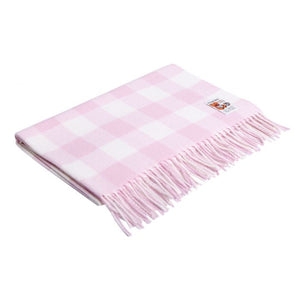 Foxford  Pink Check Baby Blanket