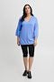 Load image into Gallery viewer, 2045-Blue V-neck Jumper - Fransa+