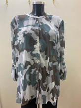 Load image into Gallery viewer, 20117 DECK Blouse with Cami Vest- Taupe