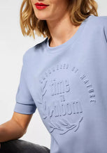 Load image into Gallery viewer, 318519- blue, soft embroidered shirt- Street One