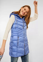 Load image into Gallery viewer, 220098-Cornflower Blue Gilet- Cecil