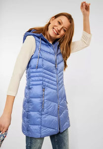 220098-Cornflower Blue Gilet- Cecil