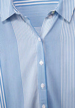 Load image into Gallery viewer, 343199- Blue Stripe Blouse - Cecil
