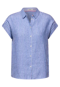 343038- Stripe Linen Blouse- Cecil